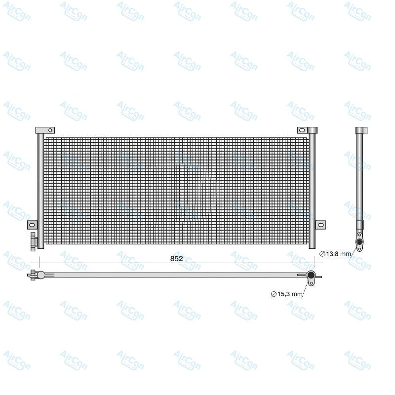 Volvo condenser