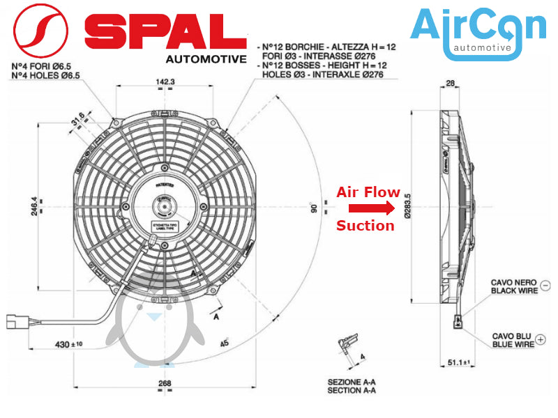 12V Spal 255mm VA11-AP7C-57A, VA11-AP7_C-57A, VA11AP7C57A, 1209075, 30315022, 3010.0435, AC-3010.0435, AC30100425, VA11AP7C57A, 001025452, 282101236, 411384, 412662, 451727, 781185, 8828210123600, 3010.0435, Bomford, Ferri, McConnell, Spearhead, Twose, oil cooler fan, 001025452, 282101236, 411384, 412662, 451727, 781185, 8828210123600, 1209075, 30315022, 3010.0435, AC-3010.0435, AC30100425, VA11AP7C57A, 001025452, 282101236, 411384, 412662, 451727, 781185, 8828210123600