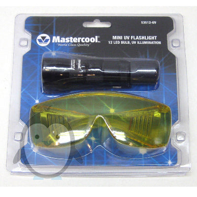 Mastercool UV leak detection lamp with enhancement glasses 53512-UV
