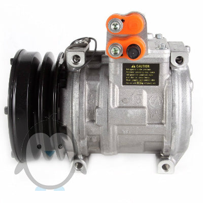 Original a/c compressor Denso 10PA15C John Deere, AZ44541, SE501821, DCP99504, AL78493, 447100-2994, 447200-0096, 437100-5060, 447200-0097, 437100-5060, 447100-2995, 447100-0090, 447100-2990, 78345, 1018-00331, 203A87, 14-8719P, 14-8719, 503-119, 503-1193, 1201181, 203A87, 82/9202-128E, B74431, 82/9202-128