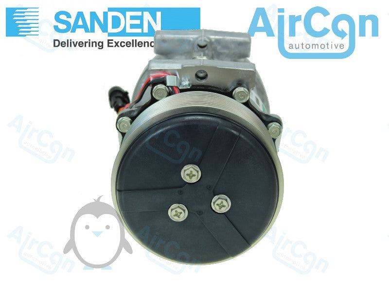 Case PUMA 165, PUMA 180, PUMA 195, PUMA 210 AC compressor 87300121, 87709773, Sanden SD7H15-6020, SD7H15-8217, SD7H15 6020, SD7H15 8217, SD7H156020, SD7H158217, SCU6020, SCU8217, 200H32, 1201673, 509-6471, 40405377, 98793, 1012-14718