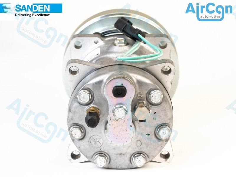 Caterpillar_AC_Compressor_Sanden_SD7H15_1065122, 106-5122, 3184258, 318-4258, 3E1909, 3E-1909