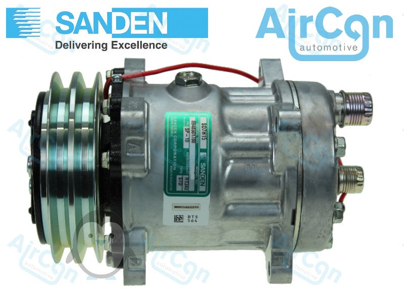 COMPRESSOR ORIGINAL SANDEN SD7H15 12V 2-GROOVE