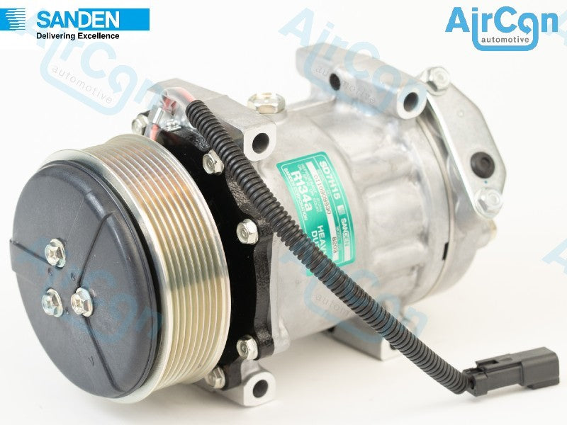 JCB_Sanden_AC_Compressor_SD7H15-8203, SCU8203, 32008562, 723242840, 724242835