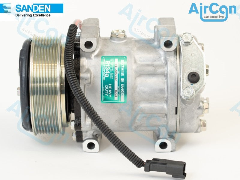 JCB_TM_Loader_AC_Compressor_Sanden_SD7H15-8203, SCU8203, 32008562, 723242840, 724242835, 1012-78011, 1201298 200G31, 509-642, 509-6423, 98992, 40405343