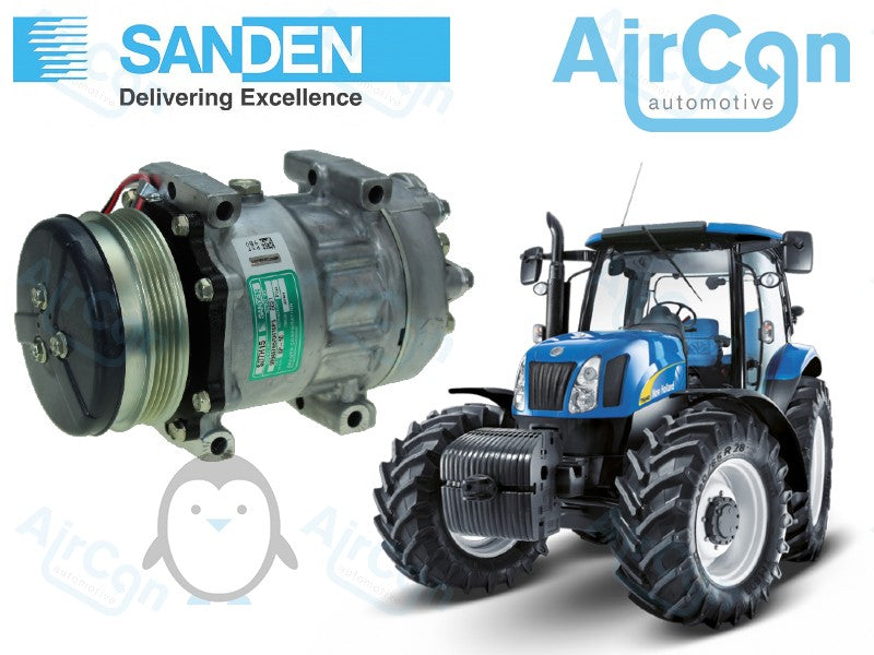 New holland T6010, T6020, T6030, T6040, T6050, T6060, T6070, T6080, T6090 ac compressor 87709785, 87802912, 87202910, SD7H156021, SCU8148, SCU6021, 1201381, 509-6184, 509-61843, 47808999, 78604, 1012-53911, 101253911, 200D99, B74443, 829202-166E, 829202-166, 829202166E, 829202166