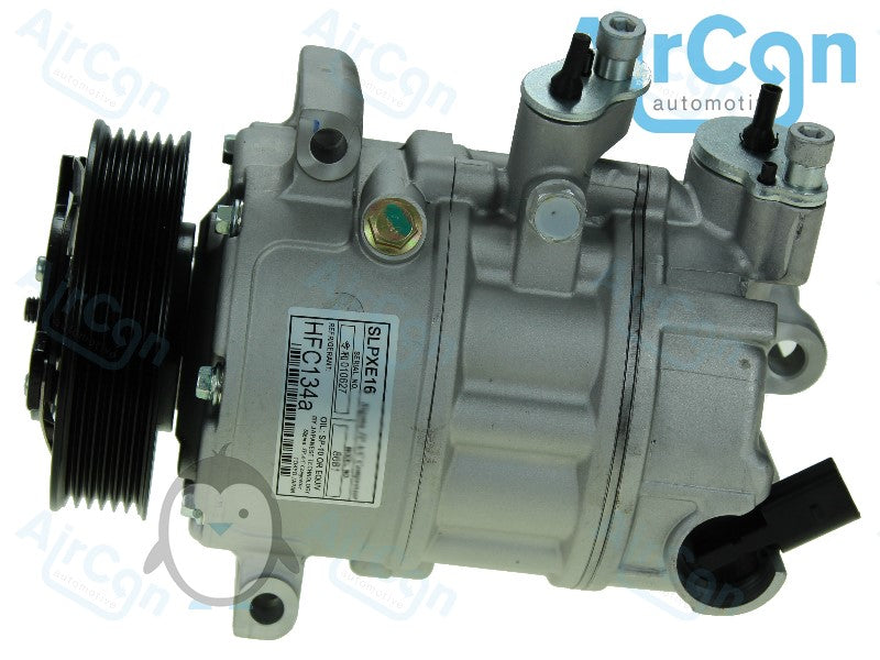 SEAT IBIZA, LEON compressor PXE16-1622, PXE16-1620P, PXE16-1620A, PXE16-1617A, PXE16-1617, PXE16-1615A, PXE16-1610, PXE16-1601P, 7H0820803F, 5Q0820803F, 5K0820803GX, 5K0820803CX, PXE1711, PXE161711