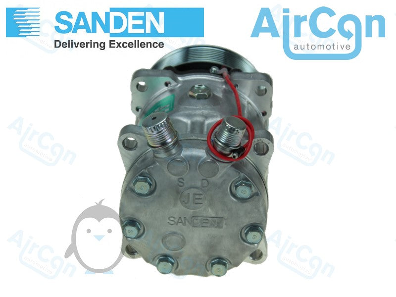 Valtra Valmet AC Compressor V34672200, 34672200, SCU8100, SCU8103, SCU8175, SCU8028, SCU7890, SCU8230, SCU8026, SCU8229, SCU7865, SCU7890, SCU8099, SCU4328, B157118, 509-546, 509-5462