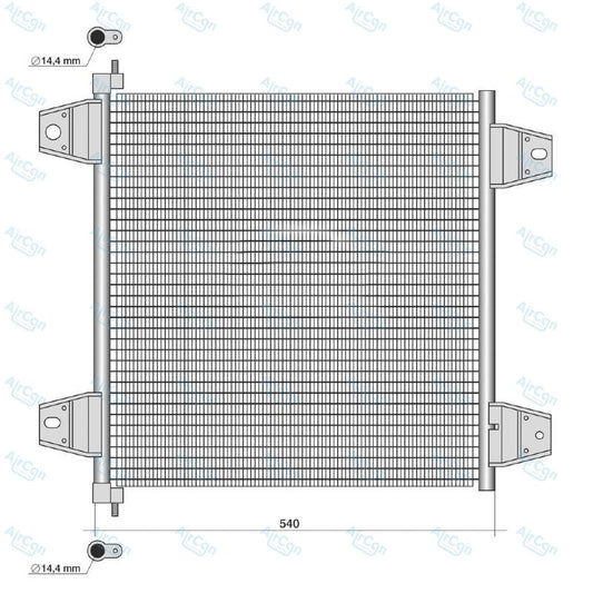 DAF XF series condenser 