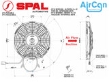 Spal 10" 255mm VA11-AP8/C-29S - Air Con Automotive