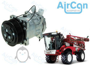 Bateman RB16, RB25 AC compressor  87709786 81866263 82002069 82008688 82008689 82016157 820161571 82016158 820161581, 87709786, SCU8100, SCU8103, SCU8175, SCU8028, SCU7890, SCU8230 