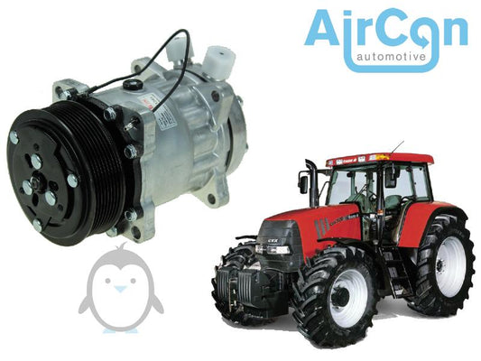 CASE IH MXM120, MXM130, MXM135, MXM140, MXM150, MXM155, MXM165, MXM175, MXM180, MXM190 AC Compressor 87709786 81866263 82002069 82008688 82008689 82016157 820161571 82016158 82016158