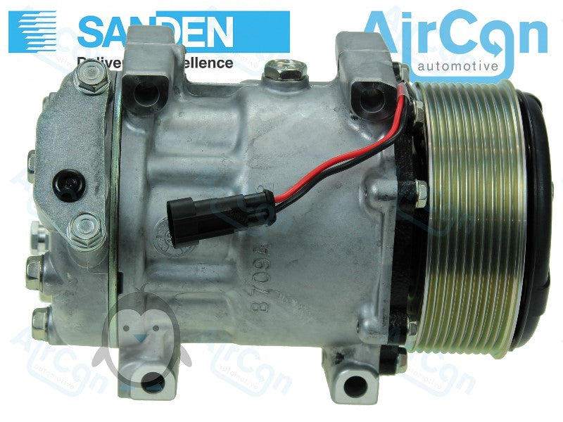Case puma CVX air conditioning compressor 84592366, Sanden SD7H15 6132, SD7H15-6132, SD7H156132, SCU6132, SD7H15 6132E, SD7H15-6132E, SD7H156132E, SCU6132E, 509-629, 200K21, 12010107