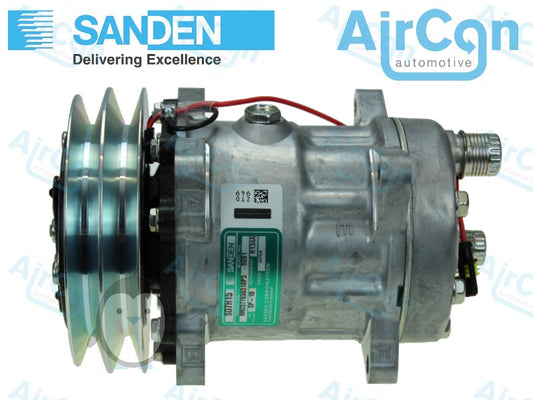 Sanden_AC_compressor_kompressor_SD7H15-8091, SD7H15 8091, SD7H158091, SCU8091, 5800109, 1201533x, 509-5505, 1012-73200, 200C07, B74448, 829202-158, 829202-158E